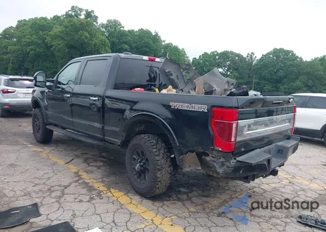 2022 Ford F250 Platinum из США, поврежденный, VIN 1FT7W2BN9NEE96881